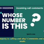 02033222305 which company, incoming call comments