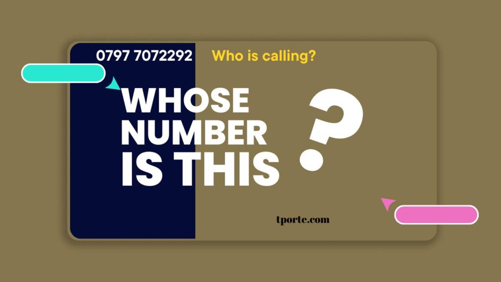 07977072292 Why is this phone calling?