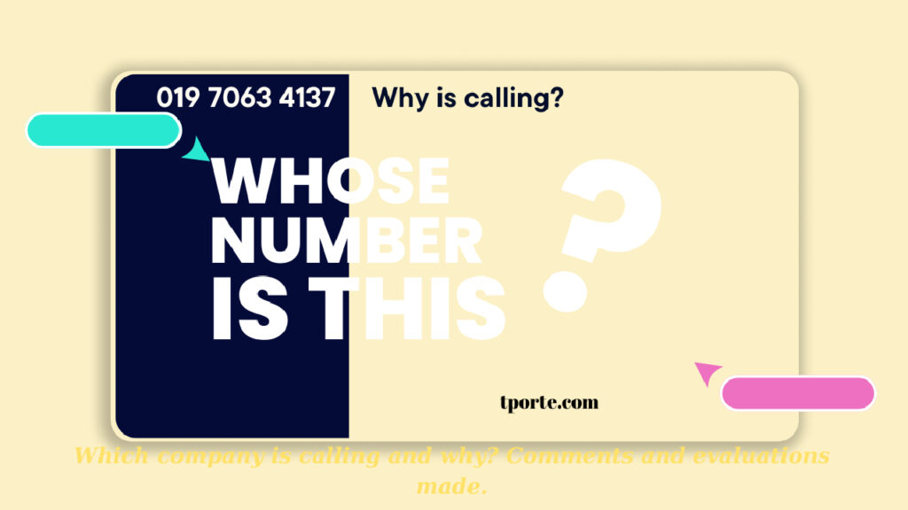 01970634137 Why is calling?